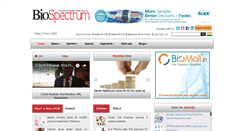Desktop Screenshot of biospectrumindia.com